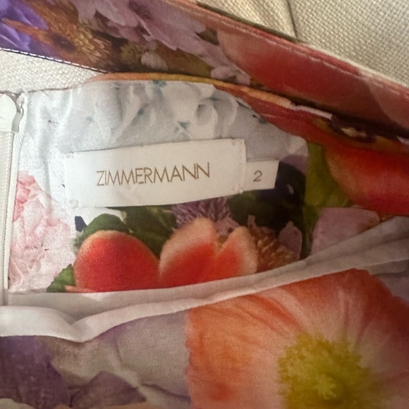 Zimmermann Multicolor Flower Belted Shorts - Picture 6 of 7